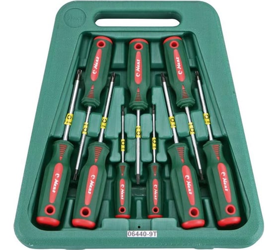 Набор отверток TORX Hans 9 предметов 06440-9T