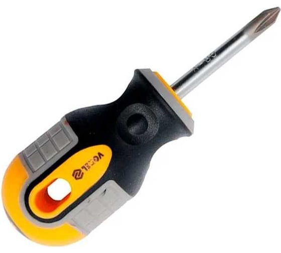 Крестовая отвёртка VOREL PH1x38 мм, CrV 60921 1