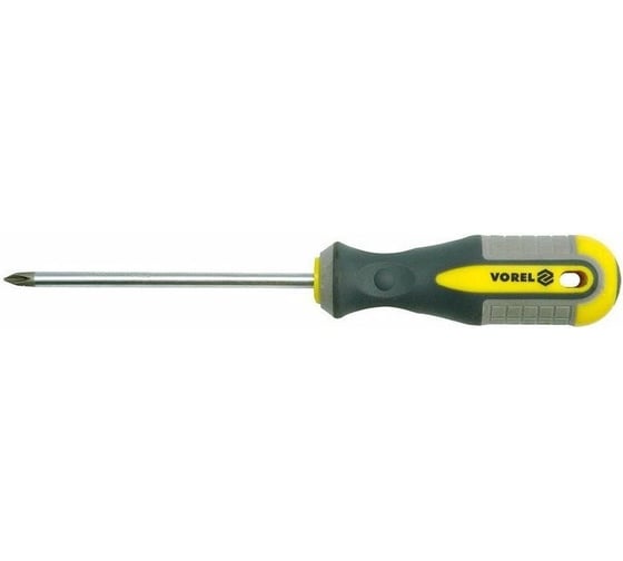 Крестовая отвёртка VOREL PH2x250 мм, CrV 60924