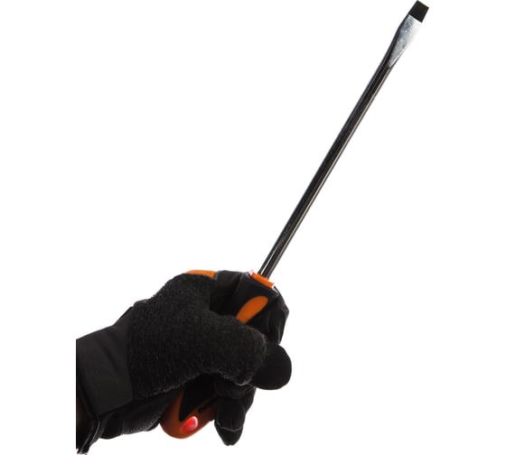 Шлицевая стержневая отвертка SL10х200мм Ombra 501020 BASIC 55781