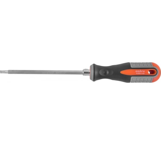 Двусторонняя стержневая отвертка РН1,SL5x150мм Ombra ROUND GRIP 755115 55776