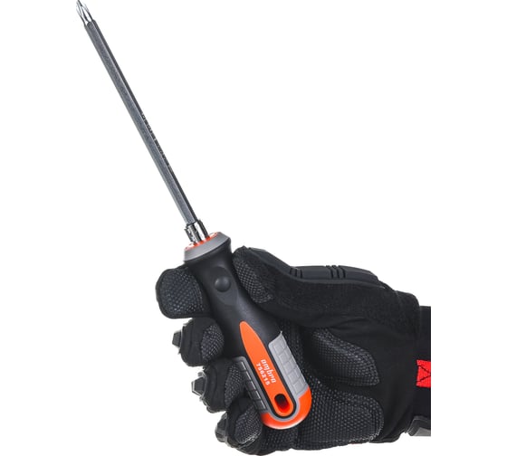 Двусторонняя стержневая отвертка РН2,SL6x150мм Ombra ROUND GRIP 756215 55777