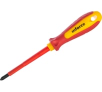 Диэлектрическая крестовая отвертка Inforce VDE Pro PH2x100мм 06-09-36