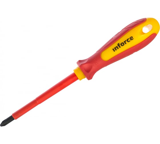 Диэлектрическая крестовая отвертка Inforce VDE Pro PH2x100мм 06-09-36