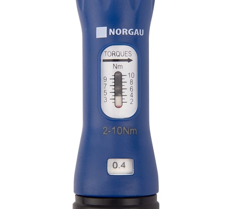 Динамометрическая предельная отвертка NORGAU 052100010 2-10 Нм