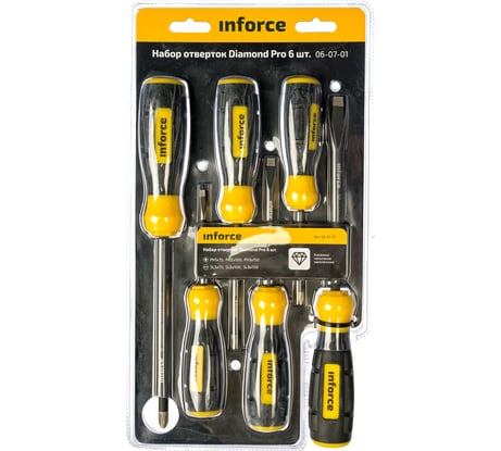 Набор отверток Inforce Diamond Pro 6 шт 06-07-01