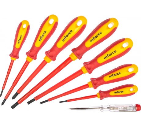 Набор диэлектрических отверток Inforce VDE pro 8 шт 06-19-03