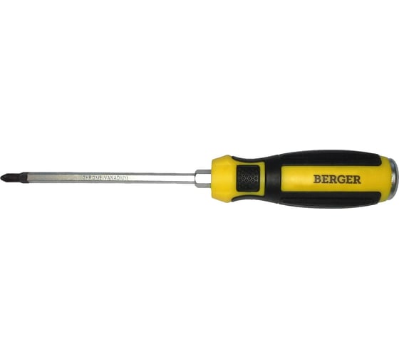 Ударная крестовая отвертка с шестигранником PH1*100мм Berger BG BG1037 1