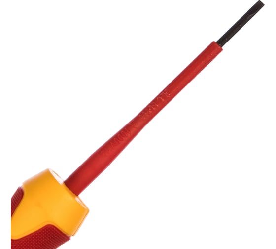 Диэлектрическая шлицевая отвертка SL2.5*75мм, до 1000V Berger BG BG1051
