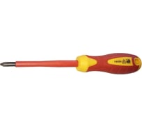 Диэлектрическая крестовая отвертка PH1*80мм, до 1000V Berger BG BG1056