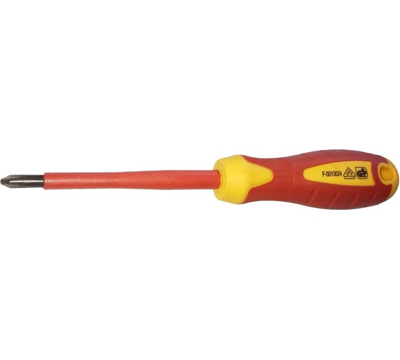 Диэлектрическая крестовая отвертка PH1*80мм, до 1000V Berger BG BG1056 1
