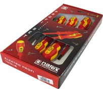 Набор из 5 отверток NAREX S Line Electro Profi + тестер 855760