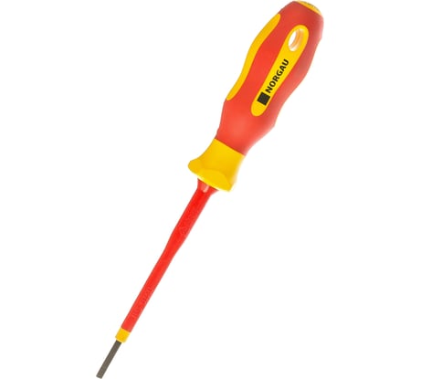 Шлицевая диэлектрическая отвертка NORGAU 2,5х75 мм, тип N171-2,5x75 067062225