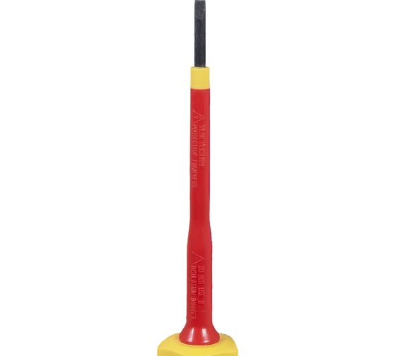 Шлицевая диэлектрическая отвертка NORGAU 2,5х75 мм, тип N171-2,5x75 067062225