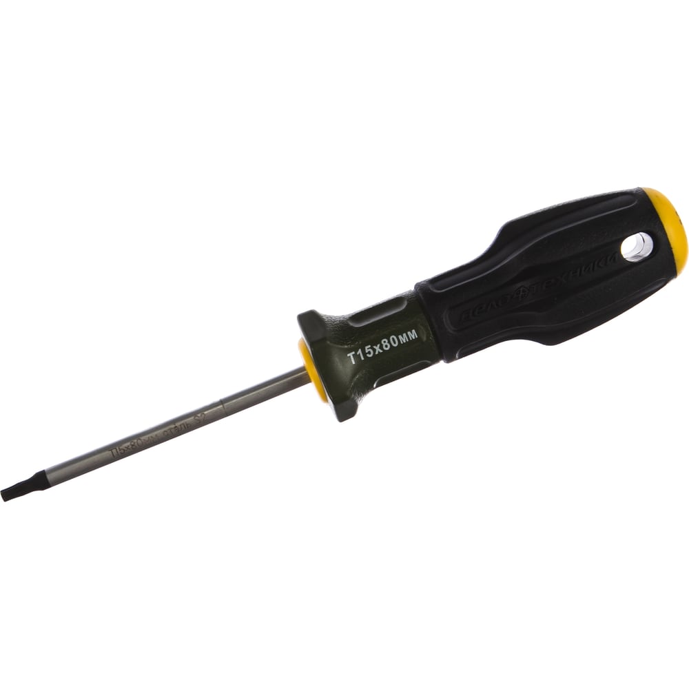 Отвертка TORX с отверстием T15х80мм (Дело Техники)