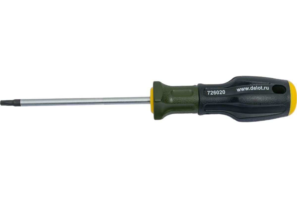 Отвертка TORX с отверстием T20х100мм (Дело Техники)