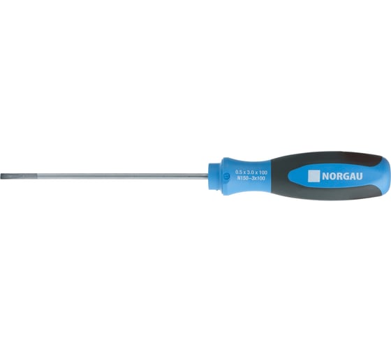 Шлицевая отвертка NORGAU N150-3x100 062007030