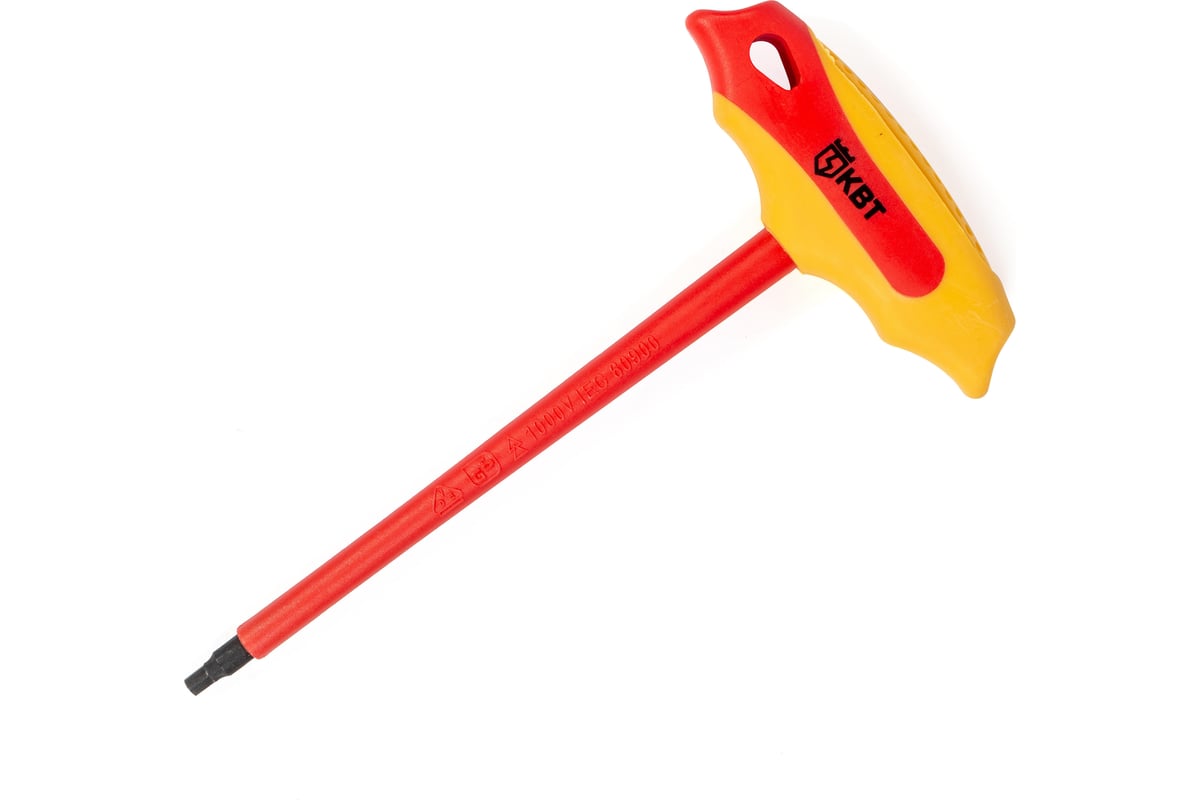 Ключ диэлектрический шестигранный Т-образный 4 мм КВТ Профи 73231 ...