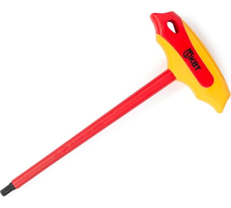 Ключ диэлектрический шестигранный Т-образный 5 мм КВТ Профи 73232