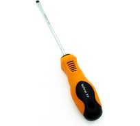 Отвёртка BOHRER Мастер SL4x100 мм, сталь CrV магнитная, двухкомпонентная обрезиненная ручка 42104100