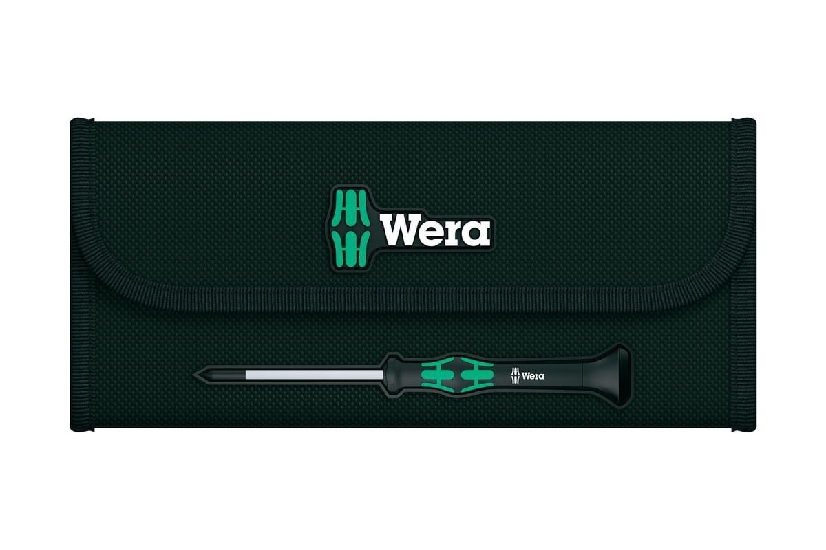 Набор прецизионных отверток Wera, Kraftform Micro, 12 предметов, WE ...