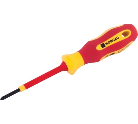 Крестовая диэлектрическая отвертка NORGAU PH0х60 мм, тип N171-PH0x60 067073201