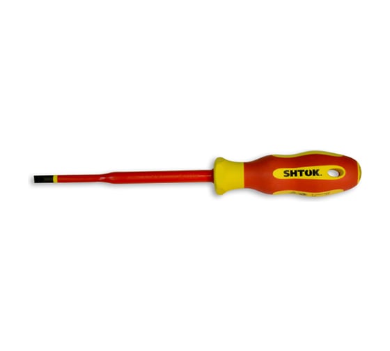 Диэлектрическая отвертка SL 1.0х5.5х125 мм SHTOK 09314