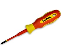 Диэлектрическая отвертка Ph1х80 мм SHTOK 09318