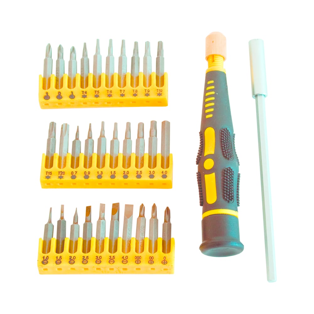 Набор насадок сменных с отверткой для точных работ 32 предмета (CrV ...