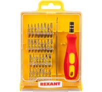 Наборная отвертка для точечных работ REXANT 32 предмета 12-4701