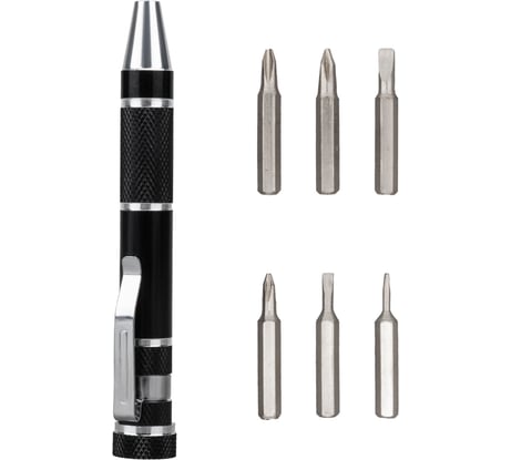 Отвертка с насадками REXANT 6 шт 12-4705