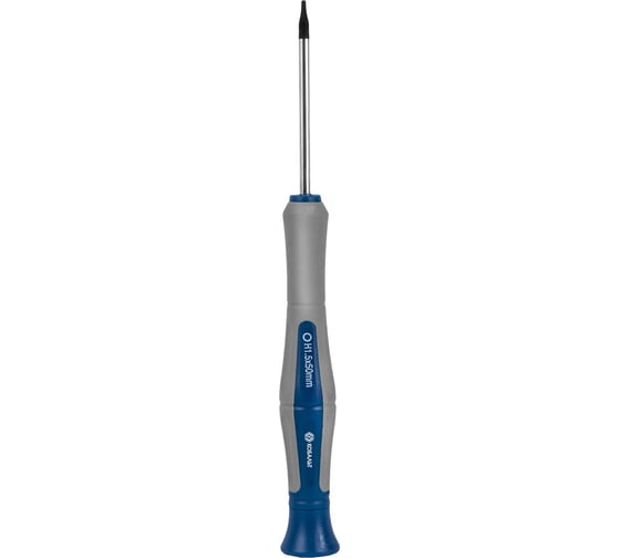 Отвертка для точных работ HEX 1.5 х 50 мм CR-V,подвес КОБАЛЬТ Ultra Grip 245-411