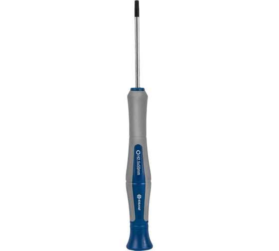 Отвертка для точных работ HEX 2.5 х 50 мм CR-V, подвес КОБАЛЬТ Ultra Grip 245-442