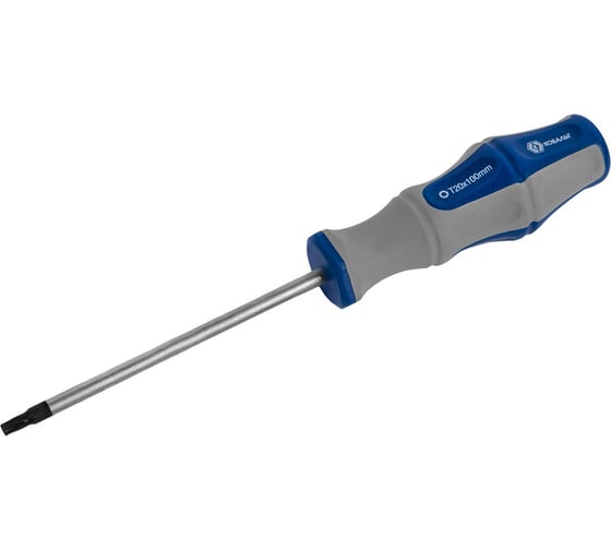 Отвертка с подвесом Torx Tamper-20х100 мм КОБАЛЬТ Ultra Grip CR-V 910-058 1