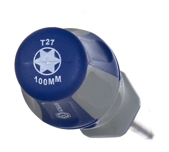 Отвертка с подвесом Torx Tamper-27х100 мм КОБАЛЬТ Ultra Grip CR-V 910-072