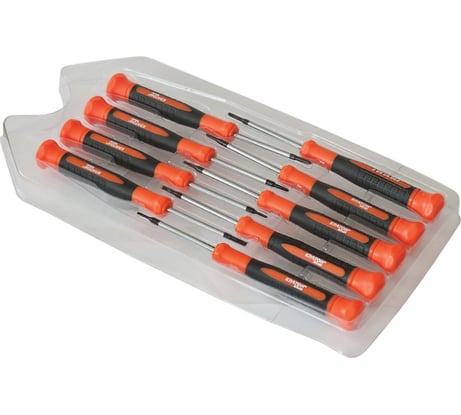 Набор отверток для точных работ 9 предметов блистер Кратон MikroKit SSP-02 2 09 06 002