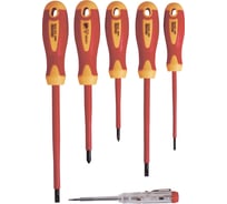 Набор диэлектрических отверток 6 шт Brigadier Lite 39053