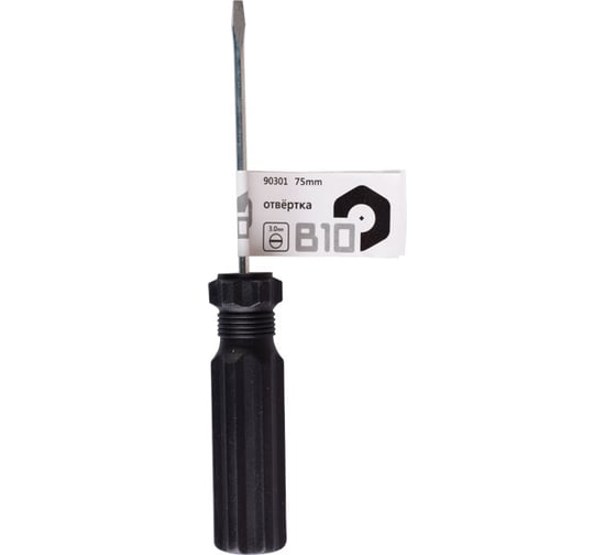 Отвертка с прямым шлицем Archimedes SL3х75 90301 1