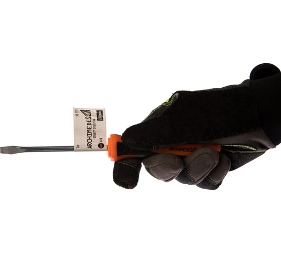 Отвертка с двухкомпонентной рукояткой Archimedes SL 6.0х100 мм 90353
