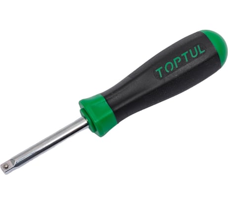 Вороток-отвертка TOPTUL с пластиковой ручкой, 1/4 дюйма, 165 мм CAIP0816