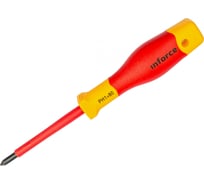 Диэлектрическая отвертка Inforce PH1х80мм 06-09-46