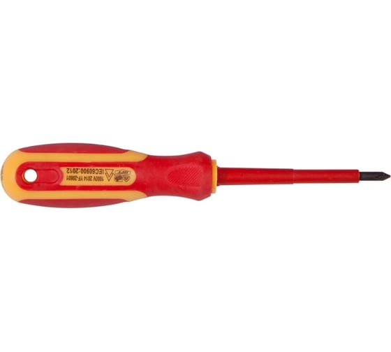 Диэлектрическая отвертка PQTools РН3х150 мм, двухкомпонентная рукоятка, намагниченный наконечник Лк-00002586