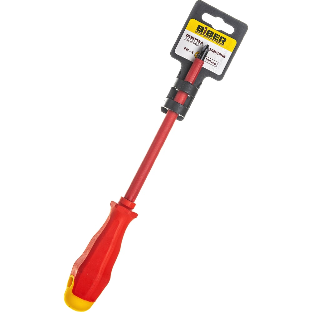 Отвертка PH 2х150мм Biber Диэлектрик 85598 тов-079420 - выгодная цена ...