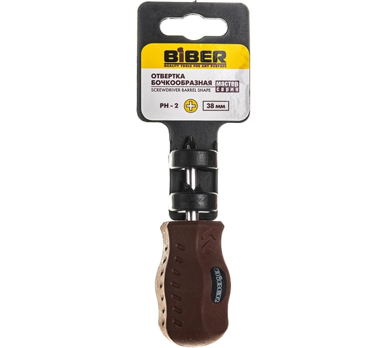 Отвертка PH 2-38мм Biber Мастер 85519 тов-079394