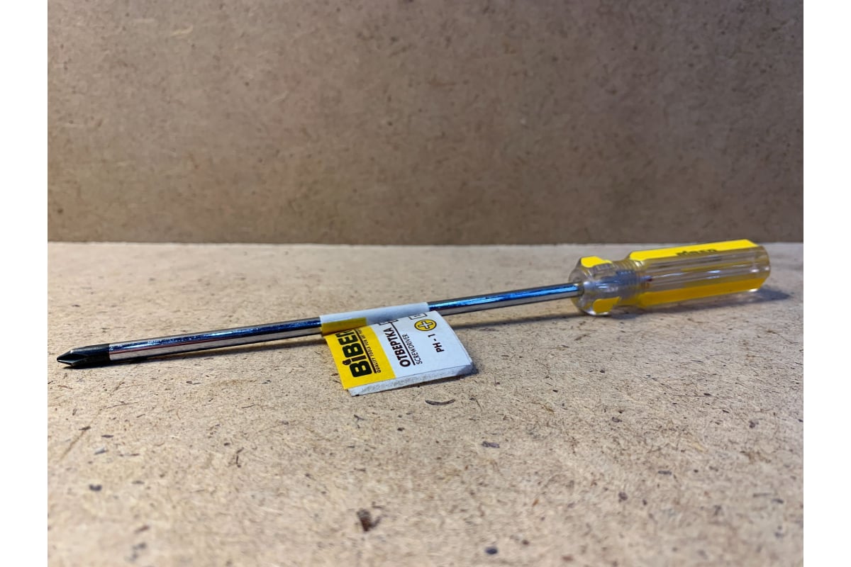 Отвертка PH 1х150мм Biber Стандарт 85583 тов-079493 - выгодная цена ...