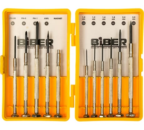 Набор отверток для точных работ 11шт Biber 85566 тов-159181