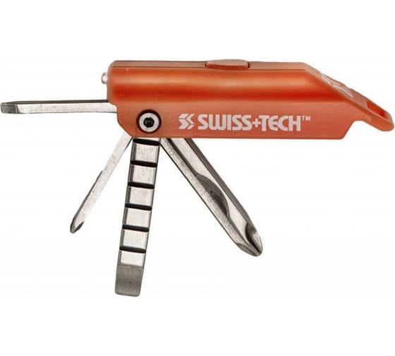 Складной набор отверток (оранжевый) Swiss+Tech Screwz-All 7-in-1 ST50035 1