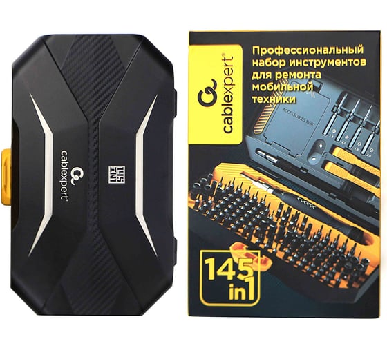 Отвертка с набором бит Cablexpert 145 предметов TK-SD-12R