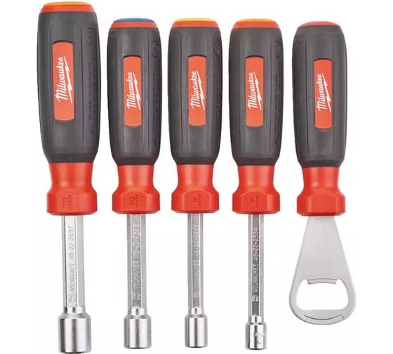 Набор торцевых отверток + открывашка для бутылок Milwaukee ПРОМО 48229514 1