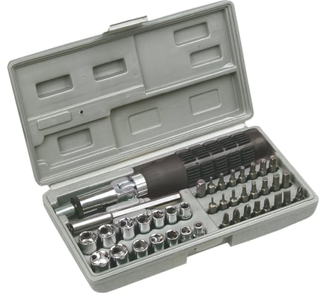 Набор насадок и сменных головок с держателем (40 шт.) Top Tools 39D386